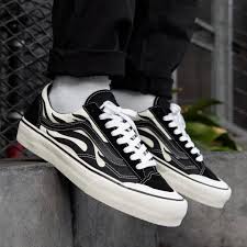 Black Air Force 1s Memes Vans Oldskool Style 36 Sf Flame Black Now Available In Store Size 40 44 Price Ngn 25 000 Vans Style Custom Sneakers Behind The Scenes