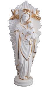 Pouco se sabe a respeito da autoria artística do quadro de nossa senhora do perpétuo socorro, apesar de atendendo ao pedido, o papa disse: Nossa Senhora Do Perpetuo Socorro Branca E Dourada 48 Cm Imagens Brasil Ltda