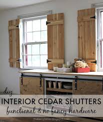 Diy Interior Cedar Shutters Cedar Shutters Diy Interior Diy Shutters