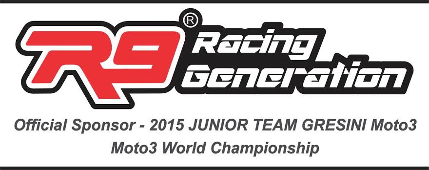 GRESINI RACING MOTO3 WELCOMES R9 RACING GENERATION AS TEAM OFFICIAL SPONSOR  Gresini Racing Moto3 welcomes R9 Racing Generation into the world of MotoGP  as an Official Sponsor to the Team. The Indones