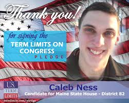 Caleb Ness Pledges to Support Congressional Term Limits