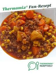 Hackfleischeintopf Mit Kartoffeln Und Gemuse Rezept Rezepte Thermomix Einfache Gerichte Und Rezepte
