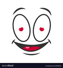 Smile Cartoon Emoticon In Love Emoji Face Vector Image Emoji Faces Hand Emoji Emoji