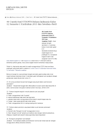 Pg smp/mts bahasa indonesia vii/1/media 87bab 1. 40 Contoh Soal Uts Pts Bahasa Indonesia Kelas 12 Semester 1 Kurikulum 2013 Dan Jawaban Part3 Kumpulan Soal Materi Sekolah Pdf