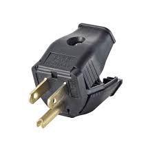 Ungrounded three prong outlets create a potential shock hazard, and can allow damage to electronic equipment. Leviton 15 Amp 125 Volt Double Pole 3 Wire Grounding Plug Black R50 3w101 00e The Home Depot