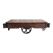 American Industrial Cart Coffee Table Cart Coffee Table Coffee Table Coffee Tables For Sale