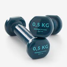 Las mancuernas son dos pesas iguales unidas con un eje comprar estas mancuernas te permite realizar una gran variedad de ejercicios para desarrollar fuerza y hacer movimientos específicos. Mancuernas Vinilo 2 X 0 5kg Fitness Gym Pilates Nyamba Rosado