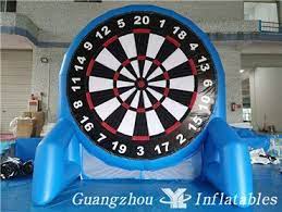 Soccerdart Mywaterball Velcro Ball Dart Games Giant Golf Dart Outdoor Sports Inflatable Footdart Inflata Dart Board Games Football Board Game Dart Board