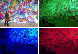 But you can't pass one line segment twice. Rgb Art Incredible Mural Shifts As Lighting Colors Change Urbanist