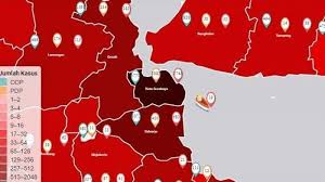 Peta Sebaran Covid 19 Di Surabaya Kini Berwarna Hitam Bukan Lagi Merah Apa Artinya Tribun Palu