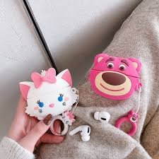 3d Bear Earphone Case For Airpods Pro Case Cute Silicone Cartoon Case For Apple Airpods Pro 3 Cover Headphone Earpods Key In 2020 Earphone Case Airpods Pro Gadget Case