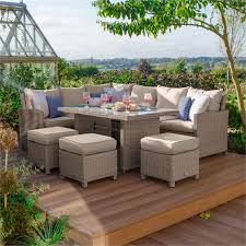 With ice bucket features, high back designs and even rising tables, we have it all! Homebase Uk Corner Dining Set Rattan Dining Set Rattan Corner Sofa
