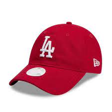 New Era Womens 940 Unstructured Strapback Dodgers Scarlet New Era Cap New Era Hats New Era