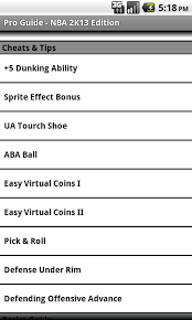 Nba 2k13 codes / unlockables. Pro Guide Nba 2k13 Edition 1 0 Apk Download Android Books Reference Apps