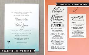 Wedding invitation wording templates are definitely helpful, but sometimes it's better to see how it looks all together. Wedding Invitation Wording And Etiquette