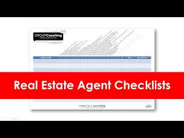 real estate agent checklist for buyers and sellers youtube