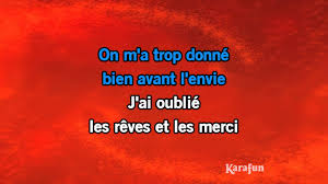 Metacafe affiliate u subscribe unsubscribe 2 243. Karaoke L Envie Johnny Hallyday Youtube