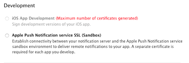 How Many Apple Push Notification Certificate Can Create In Both Development And Distribution Stack Overflow