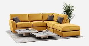 Mehr stauraum in deinem wohnzimmer mit vielseitigen wohnwänden. Gelbe Und Senffarbene Ecksofas Fur Das Wohnzimmer