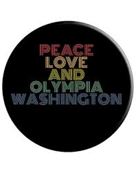 Peace Love Olympia Washington Hippie Popsockets Grip A Great Gift For Anyone That Lives In Olympia Washington Or It Olympia Washington Peace And Love Peace