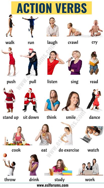 List of Action Verbs in English - ESL Forums