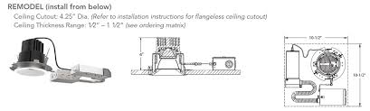 Installation instructions juno type icpl413re, icpl418re remodel recessed housing warning: Juno Aculux Init3 Ar 12lm 30k 90cri 25d Ecos2 120 Recessed Lighting 3 Non Ic Remodel Adjustable Housing 1200 Lumens 3000k 90 Cri 25 Degree Beam Lutron Hi Lume 2 Wire Lutron Hi Lume 2 Wire 120v