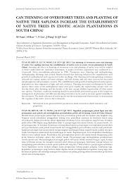 Check spelling or type a new query. Pdf Can Thinning Of Overstorey Trees And Planting Of Native Tree Saplings Increase The Establishment Of Native Trees In Exotic Acacia Plantations In South China