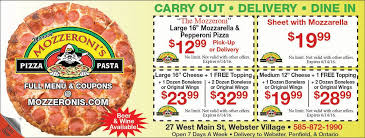Mozzeroni S Pizza Carry Out Delivery Or Dine In Get A Large Pizza And Save With Our Coupons Pizza And More Large Pizza Pizza Pasta