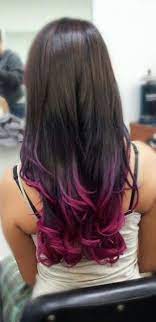 Purple Pink Colored Hair Tips Hair Dye Tips Hair Styles