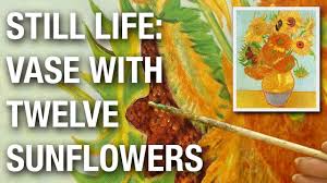 Vase with flowers, vincent van gogh. Still Life Vase With Twelve Sunflowers Vincent Van Gogh Oil Painting Reproduction On Canvas Youtube