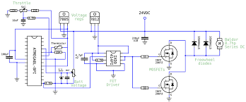 Motor speed controller using transistor. Zero Emission Vehicles Australia