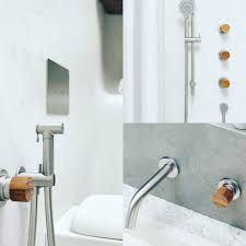 Robinet Bois Et Acier Design Boggio A Decouvrir Dans Les Showrooms David B Salle De Bain Robinet Design