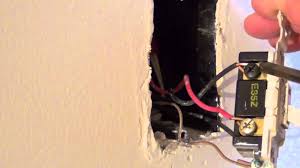 Circuit electrical wiring enters the switch box. 3 Way Switch Installation Youtube