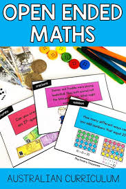Check Out These Open Ended Maths Problems For Kindergarten And Year 1 These Math Questions Task Cards Kindergarten Math Activities Problem Solving Activities