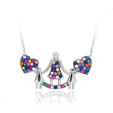 Скачать минус песни «are mama o fetita» 128kbps. Colier Din Argint Rodiat Si Cristale Zirconii Multicolore Colier Argint Curcubeu Mama Cu Doua Fetite Mix Stone Muranos