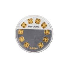 Heraeus 10 X 1 Gramm Goldbarren Multidisc Der Kassenschlager Bei Castellgold Gold Silber Preisvergleich Goldbarren Goldbarren Kaufen Gold Und Silber