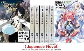 Tensei Shitara Slime Datta Ken Vol.1~20 Comic Light Novel Book Japanese  Version | eBay
