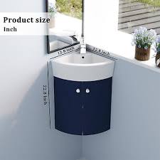 Corner Bathroom Vanity With Ceramic