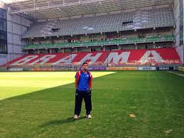 Hyoran bate escanteio da esquerda fechado na direção do gol, matheus teixeira erra ao tentar jogar para escanteio, ela . Yuri Lara Atletico Mg X Bahia Time Junior Encara O Facebook