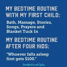 Different Bedtime Routines Mommy Humor Mom Humor Parenting Memes