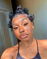 This pixie with the thick angled fringe helps to open up her round face. 43 Cute Natural Hairstyles That Are Easy To Do At Home Glamour