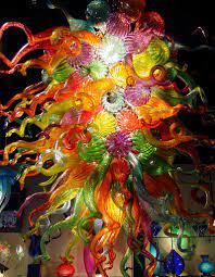 Houshang Glass Art In A Santa Fe Gallery Called Articulate Glass Art Stained Glass Art Chihuly Glass Art