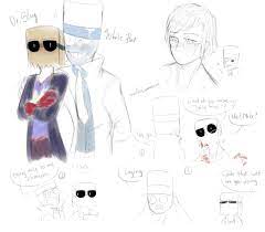 Villainous Heroic Dr Slug And Whitehat By Owosesameowo Villainous Paperhat Black Hat X Dr Flug 18 White Hat X Dr Slug