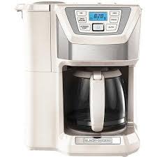 Black And Decker Brew And Go Coffee Maker Instructions 12 Cup Mill And Brew Programmable Coffee Maker With Grinder White By Black Decker With Images Coffee Maker With Grinder Stainless Steel Coffee Maker Coffee Brewing