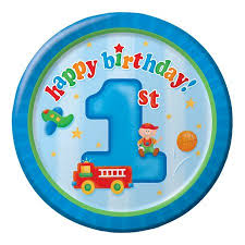 Check spelling or type a new query. 8 Count Round Paper Dinner Plates Fun At One Happy First Birthday Boy Walmart Canada
