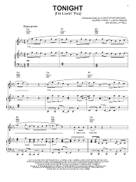 Tonight I M Lovin You Sheet Music Enrique Iglesias Piano Vocal Guitar Right Hand Melody