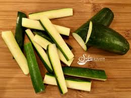 Put zucchini slices into ziploc bag, pour in marinade and let zucchini marinate in the fridge 4 hours or longer, even as long as all day if desired. Baked Zucchini Fries Swirls Of Flavor
