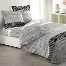Parure De Draps Flanelle De Coton Lit 140 Cm 4 Pieces Good Night Ecru Linge De Lit Eminza
