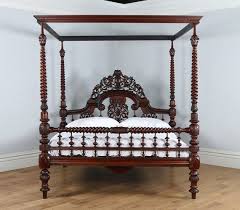 Shop sonoma four poster bedroom sets sale at zin home with free shipping. Antique 6ft 6 Victorian Anglo Indian Colonial Raj Super King Four Poster Bed Traditional Bed Designs Bed Design Wooden Bed Design