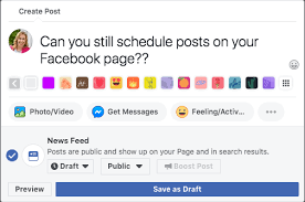 Like and react to posts. Why Can T I Schedule Facebook Page Posts Anymore Webonize